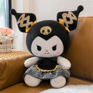 VEĽKÝ MASKOT KUROMI MAČKA, PLYŠOVÁ, HRAČKA MEDVEĎ POSÁDKY 55cm