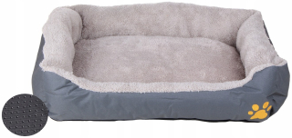 Pohovka pre psa Ender, odtiene sivej, 80 cm x 65 cm