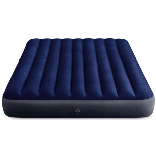 Nafukovací sametový matrac manželská posteľ 203x152x25 Intex 64759