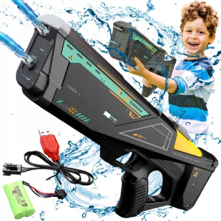 VODNÝ vrhač VODNÁ PIŠTOĽ PUŠKA VEĽKÁ ELEKTRICKÁ AUTOMATICKÁ BATÉRIA
