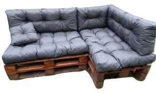 Vankúše na dve PALETY sada 6 ks 120 x 60 K2 STEP