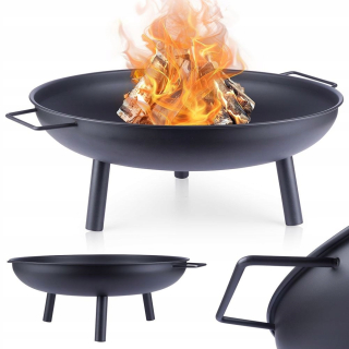 Veľký KOVOVÝ KRB záhradný na ohnisko gril stojan nohy 58 cm