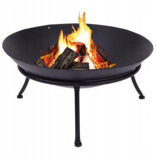 Veľký LIATINOVÝ záhradný krb na stojanové nohy grilu 57 cm