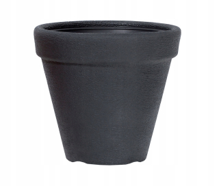 Kvetináč Prosperplast 58 cm x 58 x 47 cm priemer 58 cm plastový odtieň sivej a striebornej