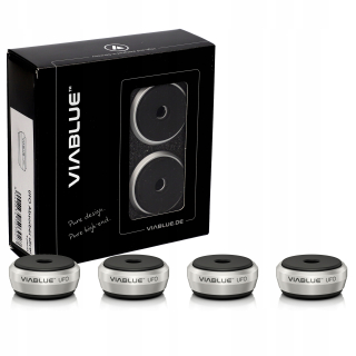 Viablue UFO absorbéry striebro - sada 4 kusov