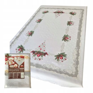 Vianočné prestieranie VIANOČNÝ STROMČEK 140x220 sivý