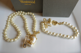Náhrdelník a náramok Vivienne Westwood Pearl Set