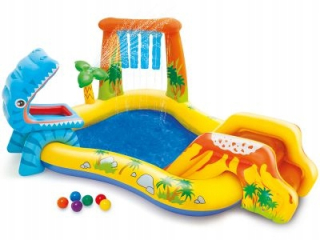 Vodné ihrisko Dinosaur Intex Pool Šmýkačka