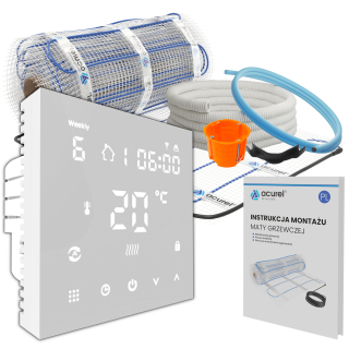 Vykurovacia rohož 3m² 160W/m² regulátor Set