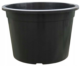 RIM kvetináč Kowalczyk 54 cm x 54 x 36,5 cm priemer 54 cm plast čierny