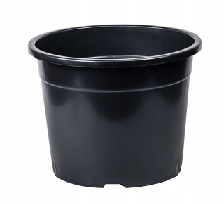 Kvetináč DonKwiat 46,5 cm x 46,5 x 35 cm priemer 46,5 cm plast čierny