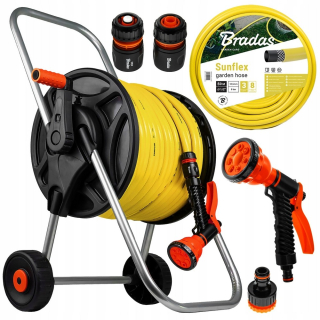 Bradas záhradná hadica 1/2" 50m s navijákom