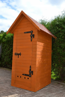 WC WC Umývadlo Prístrešok Latrína drevená 110x110 DOPRAVA