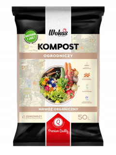 Záhradná pôda - Wokas záhradný kompost 50L hnojí zem