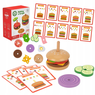 Veľká drevená burger reštaurácia FSC WOOPIE GREEN