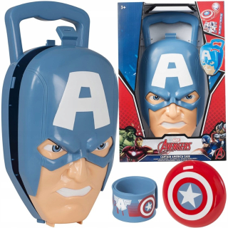 Detský kufor s náradím - Kufor s gadgetmi Marvel Captain America
