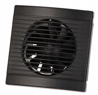 Kúpeľnový ventilátor - Kúpeľňový ventilátor Dospel 100 mm čierny