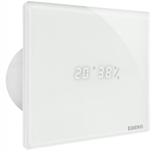 Kúpeľnový ventilátor - Kúpeľňový ventilátor ENSO 100 sklo Hygro Timer