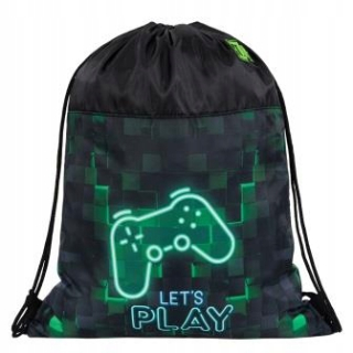 Vrecká na prezuvky - Školská taška na topánky Dark Game