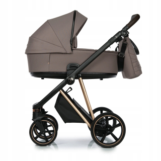 Detský kočík Roan iVI Cocoa/Rose Gold 303766