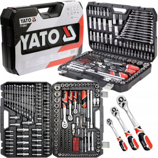 Sada náradia - SADA NÁRADIA YATO XXL 216el NÁSTROJOVÉ KĽÚČE YT-38841 3 RAČNE