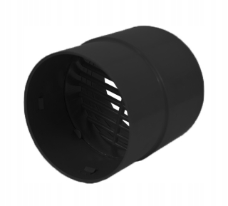 Koniec drenážnej rúrky s pp 100 mm mriežkou PVC
