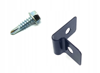 Kovanie na plot, bránku - Capper Clamp pre 100sztuk panely + skrutky