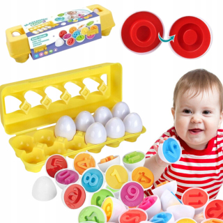 Triedička - VZDELÁVACÍ SET TRIEDAČ VAJÍČKA HÁDANKA
