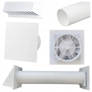 Kúpeľnový ventilátor - SET KÚPEĽŇOVÝ VENTILÁTOR 100 Senzor vlhkosti