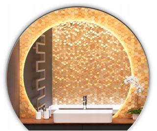 Nástenné zrkadlo Metanoia Mirrors Led kruh 1000 x 1000 mm