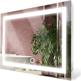 LED ZRKADLO S DOTYKOVÝM SPÍNAČOM 110x100 AFRODYTA