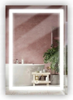 LED ZRKADLO S DOTYKOVÝM SPÍNAČOM 50x120 AFRODYTA