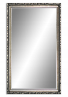 Nástenné zrkadlo RAMIX, obdĺžnikové, drevený rám, 500 x 1600 mm