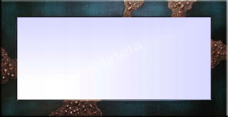 Zrkadlo Ramoteka nástenný obdĺžnik drevený rám 1400 x 700 mm