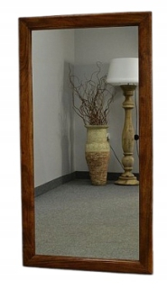 ZRKADLO drevené AKÁCIA lakovaná séria OXFORD HONEY 115x60 cm