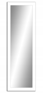 Nástenné zrkadlo RAMIX, obdĺžnikové, drevený rám, 400 x 1300 mm