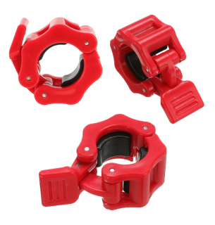 Svorky na činky - 2 ks čeľusťovej svorky pre 30 mm činku SET