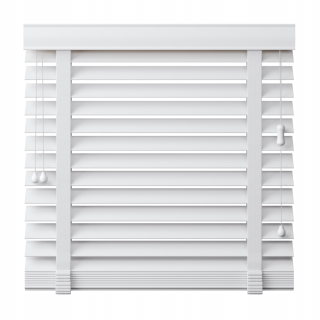 Žalúzie - PVC Faux Wood 50 mm PVC slepý s bielym páskou 100x240cm