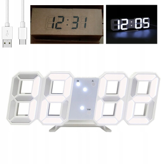Detské hodiny do izby - Digitálny budík Elektronický LED teplomer