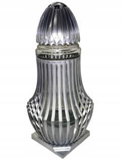 Sklenený náhrobný lampáš Ateny SM-29, 40 cm