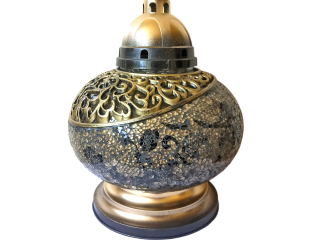 Kahance na hroby - Znicz Lanze Lanze Waza Mosaic Gold-Black+Príspevok