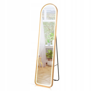 Zrkadlo 2v1 s LED podsvietením 37 x 38 x 155 cm