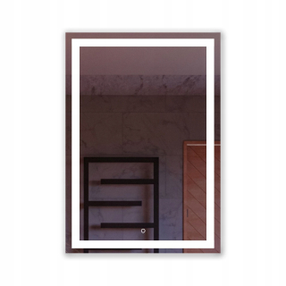 Zrkadlo 60x110 cm moderné na vybavenie kúpeľne + dotykový vypínač