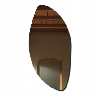 Nepravidelné štýlové kúpeľňové zrkadlo - 70x140 - MASKÁT Pion, nástenné