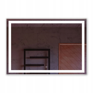 Osvetlené LED zrkadlo Lima 120x100 cm s dotykovým vypínačom