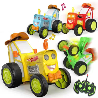 RC auto - Crazy Jumping Tractor ovládal