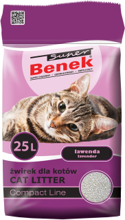 Super Benek levanduľová bentonitová podstielka 25 l