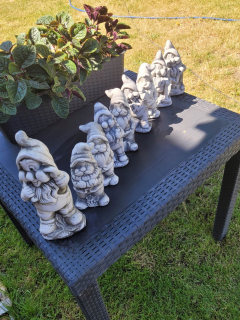 Sada trpaslíkov zo sadry GARDEN gnome