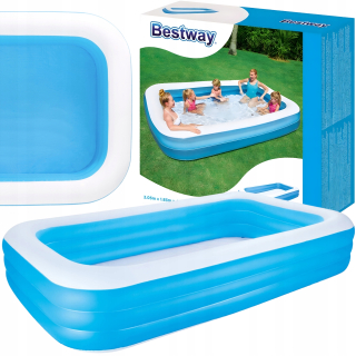 ZÁHRADNÝ BAZÉN NAFUKOVACÍ VEĽKÝ RODINNÝ OBDŽNÍK ZÁHRADA BESTWAY 305x183cm