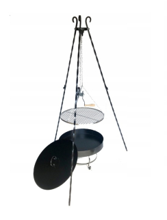 ZÁHRADNÝ GRIL STROJÍK INOX ROŠT 45cm + KRB 50CM